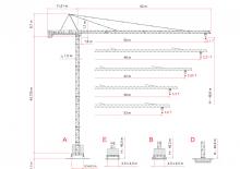 Grues à tour - tourneur supérieur Raimondi MR108