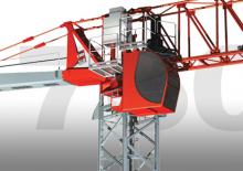 Grues à tour - tourneur supérieur Gru Dalbe Sky 760