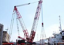 Grues à chenilles - flèche treillis Hitachi Sumitomo 6000 SL-X