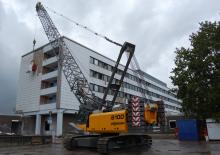 Grues à chenilles - flèche treillis Sennebogen 6100E