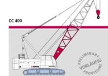 Grues à chenilles - flèche treillis Terex-Demag CC 400