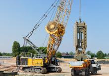 Grues à chenilles - flèche treillis Liebherr HS 8130.1