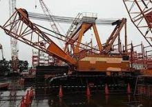 Grues à chenilles - flèche treillis Hitachi KH 850-3
