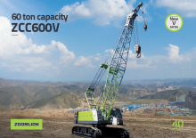 Grues à chenilles - flèche treillis Zoomlion ZCC600V