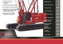 Grues à chenilles - flèche treillis Manitowoc 180 E
