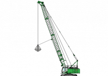 Grues à chenilles - flèche treillis Sennebogen 640 HD
