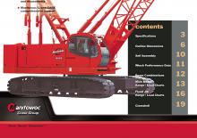 Grues à chenilles - flèche treillis Manitowoc 8000
