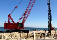 Grues à chenilles - flèche treillis Manitowoc 8500-1