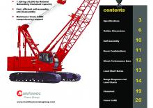 Grues à chenilles - flèche treillis Manitowoc 8500 E