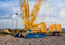 Grues à chenilles - flèche treillis Demag CC 3800-1
