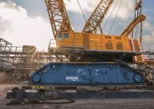 Grues à chenilles - flèche treillis Demag CC 8800-1