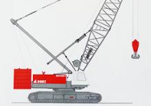 Grues à chenilles - flèche treillis Fuwa QUY250-1