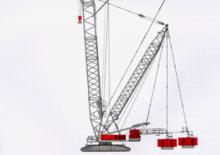 Grues à chenilles - flèche treillis Fuwa QUY750