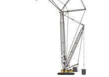 Grues à chenilles - flèche treillis Sany SCC4000A