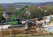 Grues à chenilles téléscopique Sennebogen 613E