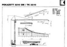 Grues à tour - tourneur inférieur Pekazett 3210 SM