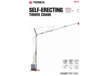 Grues à tour - tourneur inférieur Terex Comedil (Zeppelin) CSE 40