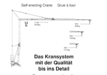 Grues à tour - tourneur inférieur König K 1025 H 2