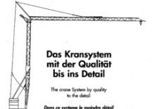 Grues à tour - tourneur inférieur König K 20 SH