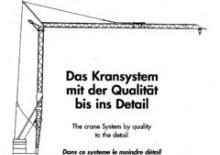 Grues à tour - tourneur inférieur König K 20 SH
