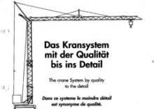 Grues à tour - tourneur inférieur König K 24 S (2,65 m)