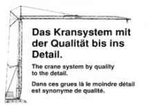 Grues à tour - tourneur inférieur König K 25 Hydro