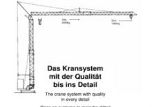 Grues à tour - tourneur inférieur König K 31 S-2,6 m (2/4 )