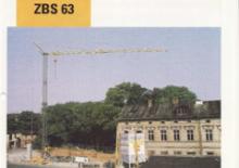 Grues à tour - tourneur inférieur Zeppelin ZBS 63