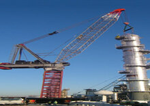Grues à tour  - tourneur supérieur- flèche épingle Favelle Favco M1050D