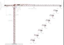 Grues à tour - tourneur supérieur Wolffkran 6015.6 clear