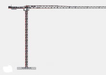 Grues à tour - tourneur supérieur Wolffkran 7021.10 Clear