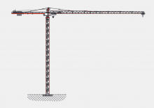 Grues à tour - tourneur supérieur Wolffkran 80110 Compact