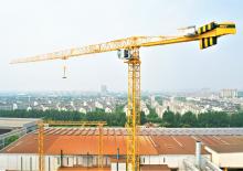 Grues à tour - tourneur supérieur Potain MCT 385A L16