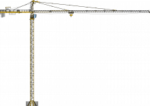 Grues à tour - tourneur supérieur Potain MD 265 C J10