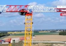 Grues à tour - tourneur supérieur Raimondi MRT 102