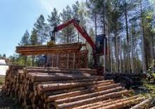 Grues de chargement à bois Loglift 18S OUT90