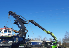 Grues de chargement hydrauliques Effer 1255 9S
