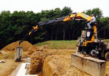 Grues de chargement hydrauliques Effer 455 4S
