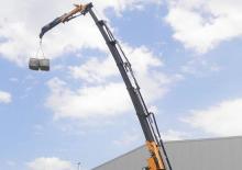 Grues de chargement hydrauliques Effer 655 3S
