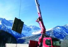 Grues de chargement hydrauliques Ferrari® 717R A5 