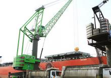 Grues mobiles - flèche treillis Sennebogen 9300e HMC