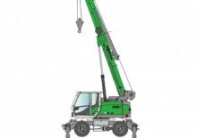 Grues mobiles  télescopiques Sennebogen 613E