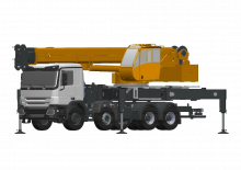 Grues télescopiques  monté sur camion Locatelli TCL 55.50