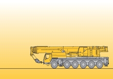 Grues tous-terrains Liebherr LTM 1150-6.1 (12x8x12)