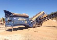 Installation de criblage mobile Fintec 570