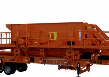 Installation de criblage mobile Eagle Crusher 8×20