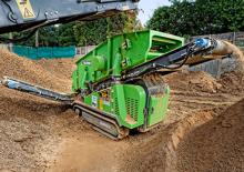 Installation de criblage mobile EvoQuip Harrier 220