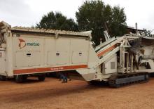 Installation de criblage mobile Metso Nordberg ST 356