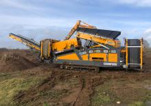 Installation de criblage mobile Barford S 80