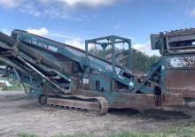 Installation de criblage mobile Powerscreen Turbo Chieftain 1800